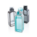 SQUARED - Lockable Leak Proof Tritan Water Bottle-Transparent