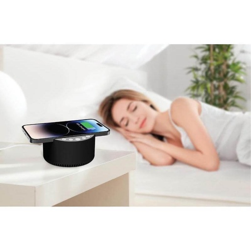 ROVIK - Giftology Bluetooth Speaker with Wireless Charger - Black