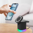 SIRAN - Giftology  Magnetic 3 In 1 Wireless Charger Compact