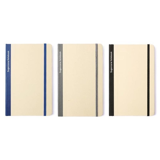 BUREN - eco-neutral Sugarcane Paper Notebook - Black