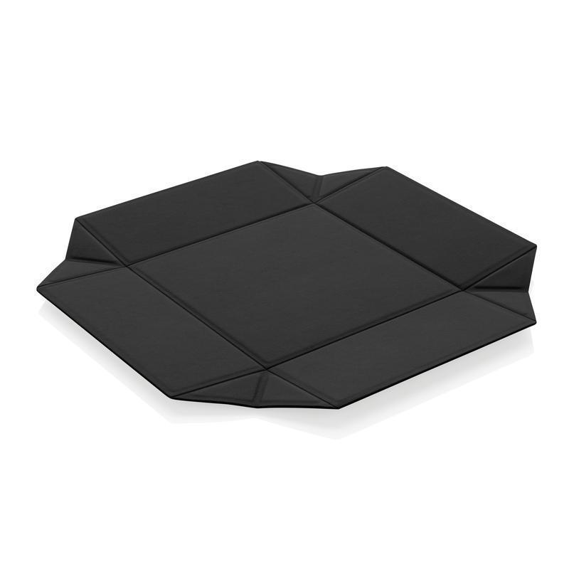 Swiss Peak RCS recycled PU Foldable Magnetic Storage Tray - Black