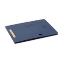 BLACE - CHANGE ZERO Recycled PU 15W Wireless Mousepad & Desk Organizer - Navy Blue