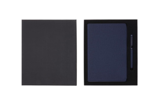 CHANGE ZERO Sustainable Gift Set with Refillable Notebook & Pen - Navy