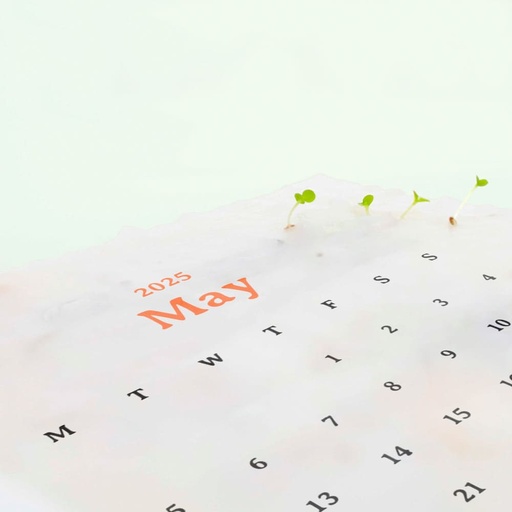 eco-neutral® Plantable Calendar with 12 Sheets Seed Paper