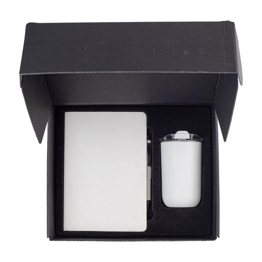 HEVIZ - Giftology Set of Tumbler, A5 Notebook and Pen - White