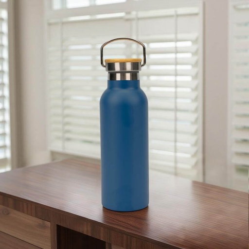 ALMERIA - Giftology Double Wall Stainless Steel Bottle 500ml - Blue