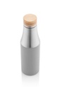 BREDA - Vacuum Bottle With Bamboo Lid - Grey