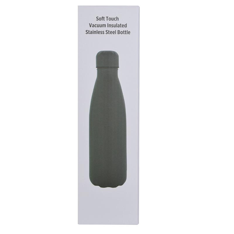 GRODNO - Soft Touch Insulated Water Bottle - Grey