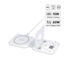 TURIN - @memorii Foldable Wireless Charger and Multicable Set - White