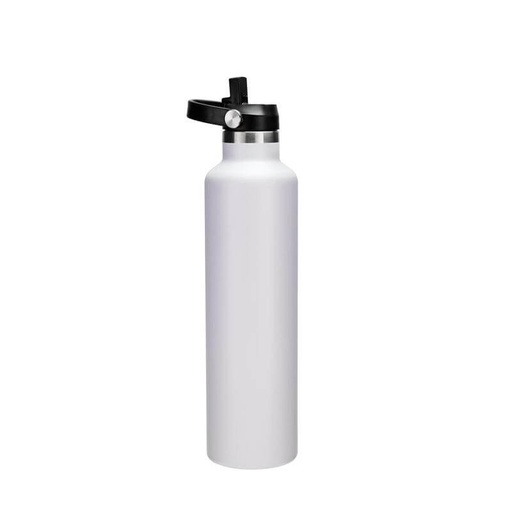 [DWHL 3211] CERVO - Hans Larsen Vacuum Stainless Steel Bottle with Sports Lid - 1L - White